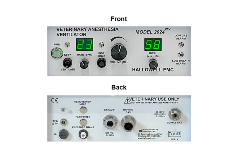 Model 2024 PRO Anesthesia Ventilator 3001600ml Hallowell EMC